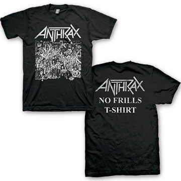 Shirt Anthrax No Frills Official T-Shirt