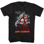 Army of Darkness Trapped In Time Movie Poster T-Shirt AOD502S, AOD502M, AOD502L, AOD502XL, AOD502XXL, AOD502XXXL, AOD502XXXXL, AOD502XXXXXL