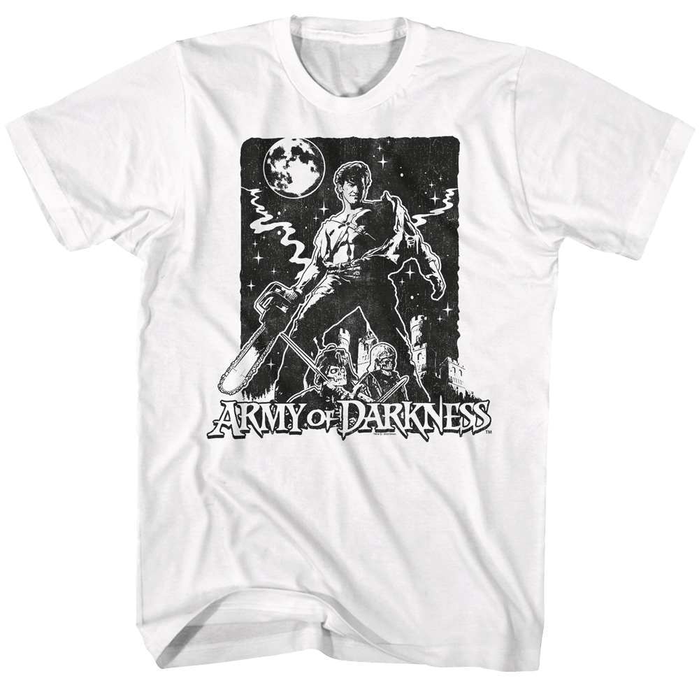 Shirt Army of Darkness - White Comic T-Shirt