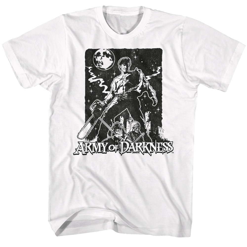 Army of Darkness - White Comic T-Shirt