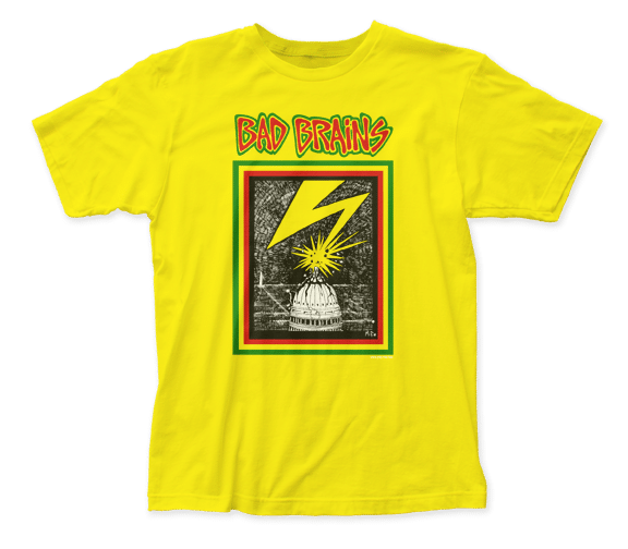 Shirt Bad Brains - Yellow Banned In DC T-Shirt