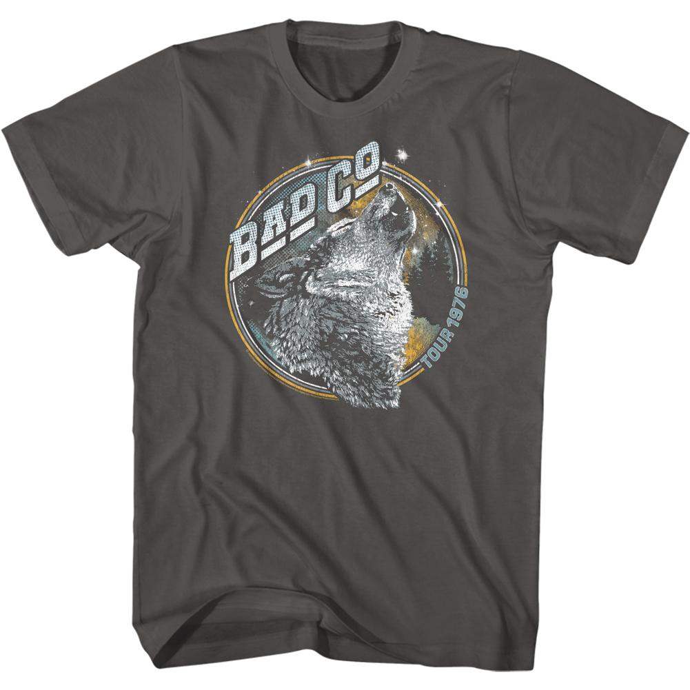 Shirt Bad Company Wolf 1976 Tour Slim Fit T-Shirt