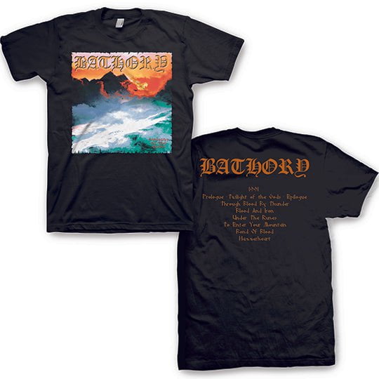 Shirt Bathory Twilight of the Gods Official T-Shirt