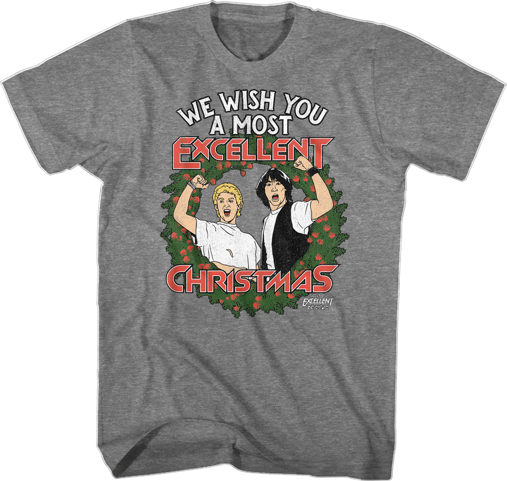 Shirt Bill and Ted A Most Excellent Christmas T-Shirt
