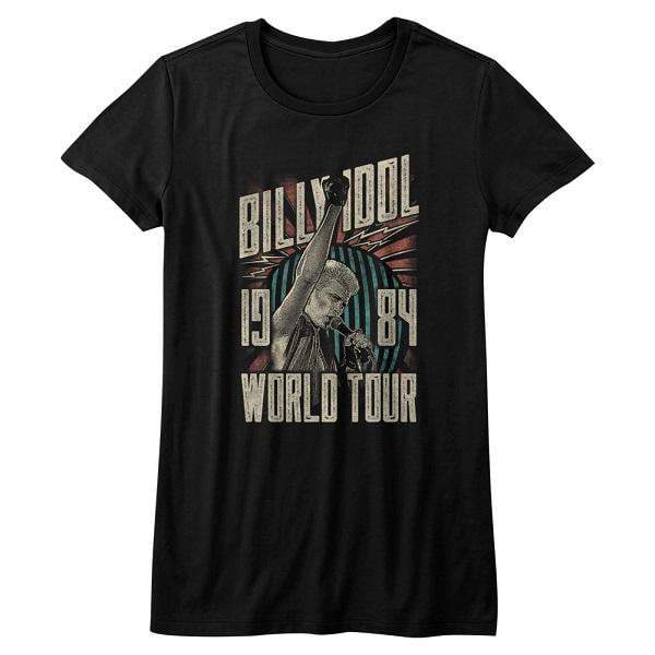 Shirt Billy Idol 1984 World Tour Juniors T-Shirt