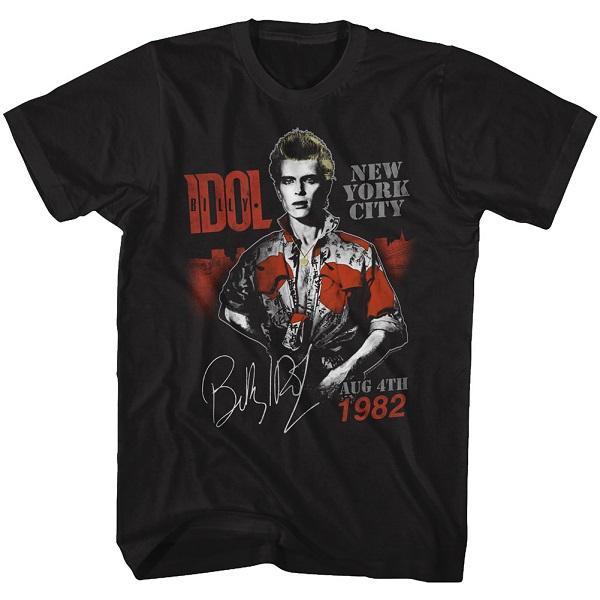 Shirt Billy Idol Aug 1982 New York City T-Shirt