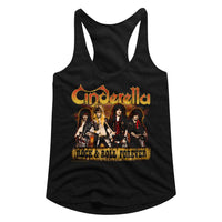 Load image into Gallery viewer, Cinderella Forever Band Photo Juniors Racer Back Tank Top

