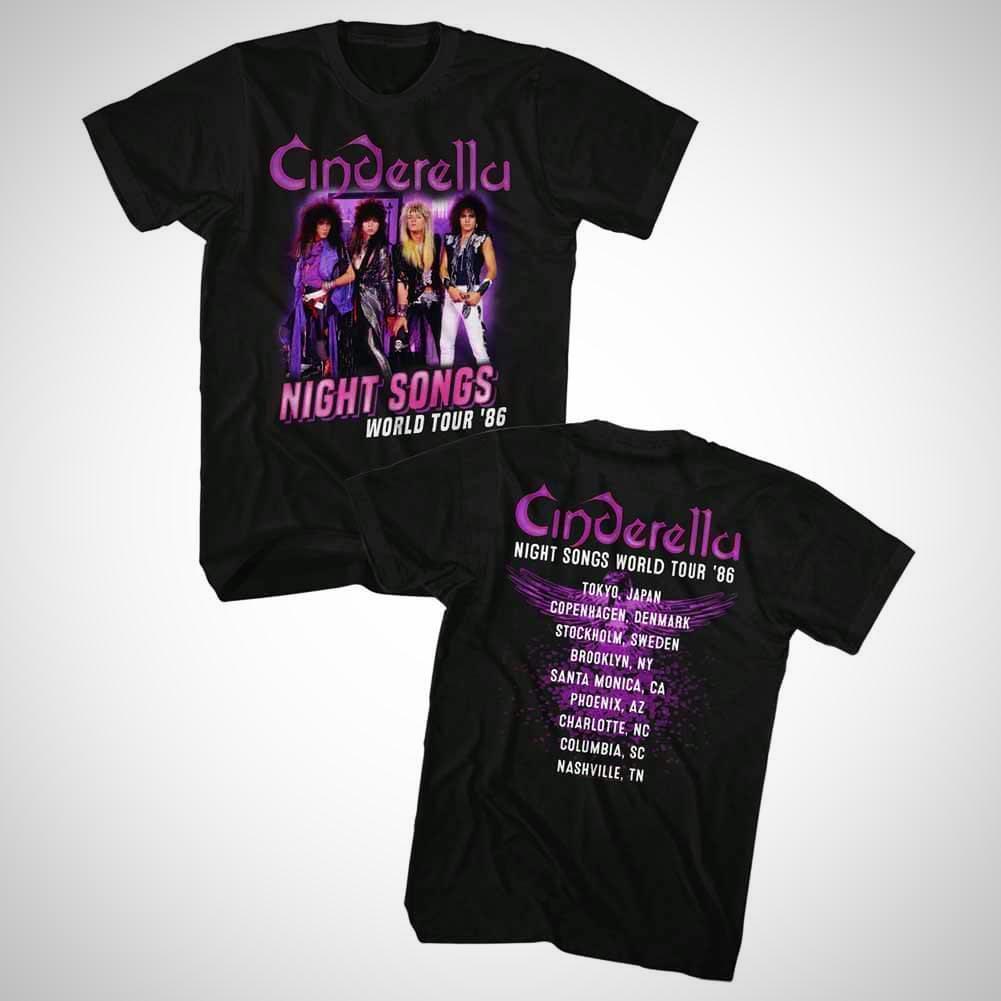 Shirt Cinderella Night Songs Tour Slim Fit T-Shirt