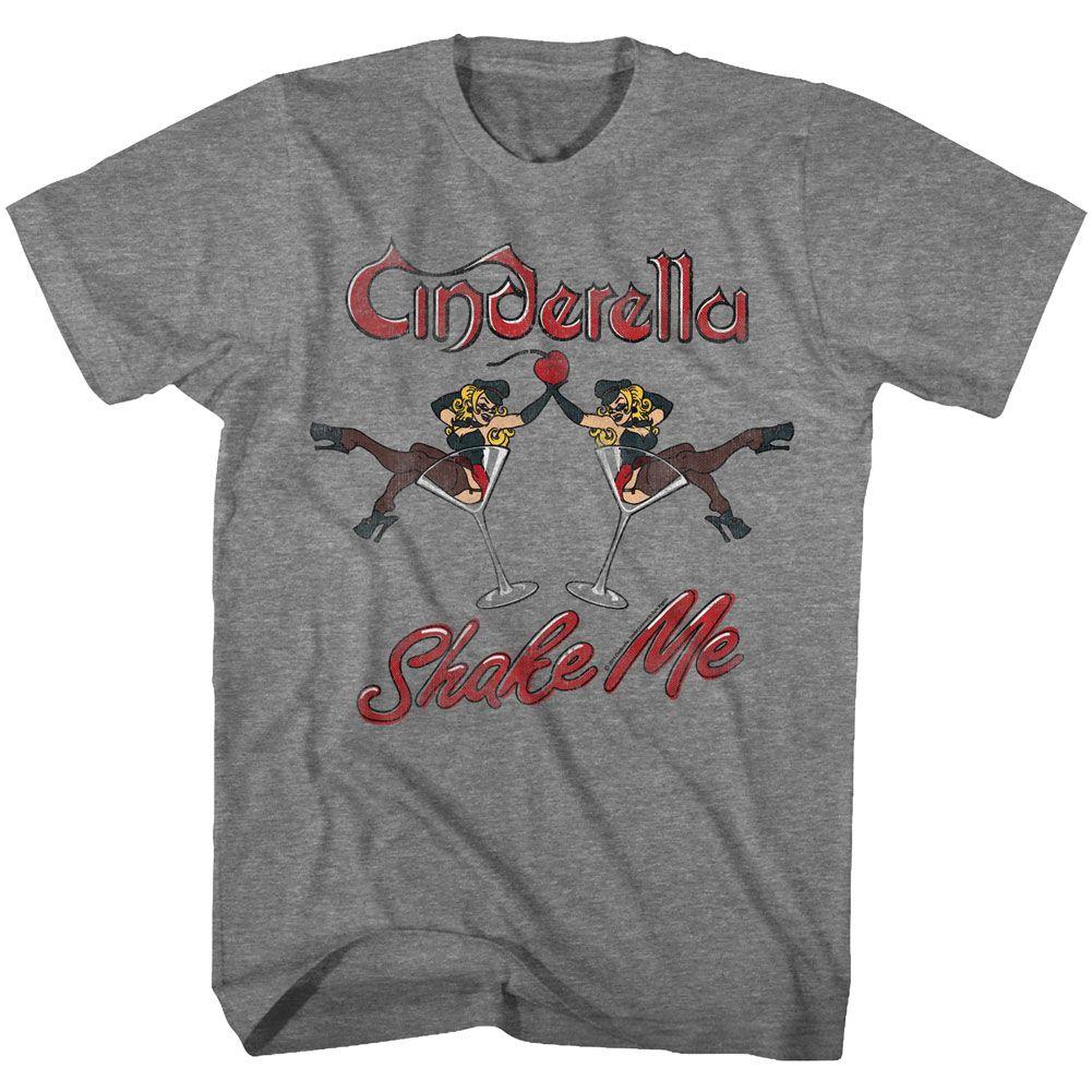 Cinderella Shake Me Grey Heather Slim Fit T-Shirt