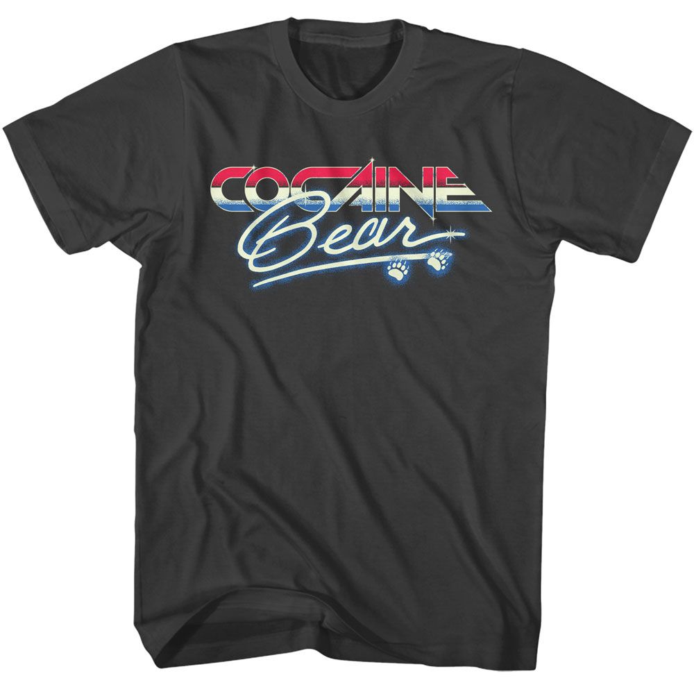 Cocaine Bear Chrome Logo Official T-Shirt