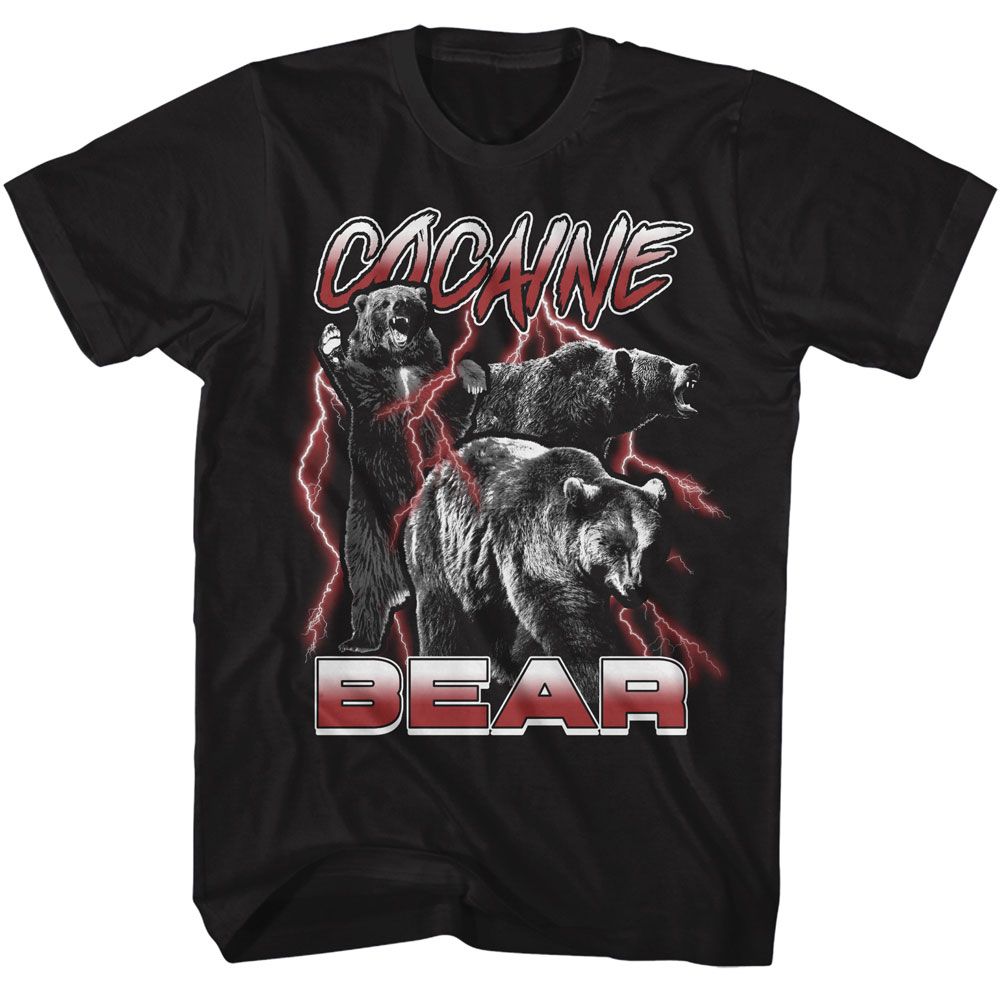 Shirt Cocaine Bear Red Lightning Official T-Shirt