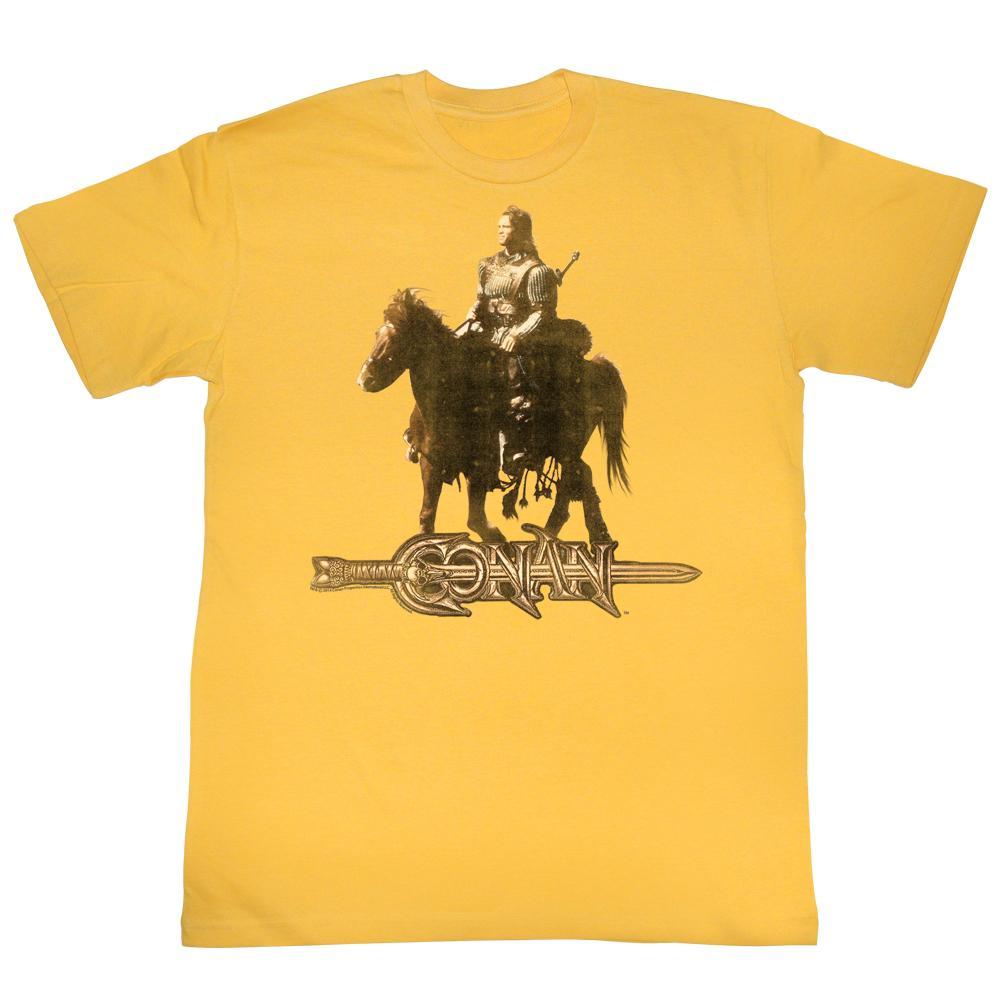 Conan The Barbarian Horse Slim Fit T-Shirt