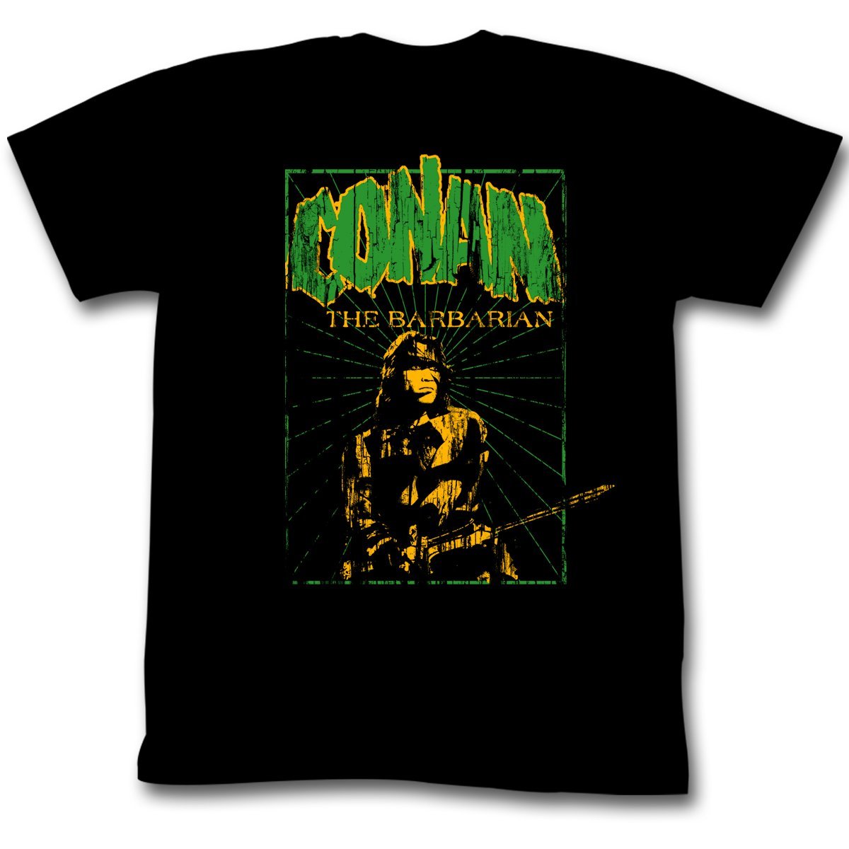 Conan The Barbarian In The Green Distressed T-Shirt