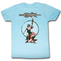 Conan The Barbarian Movie Poster Blue Slim Fit T-Shirt