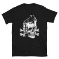 Black / S Crow and Skull Goth Horror T-Shirt 3489229_474