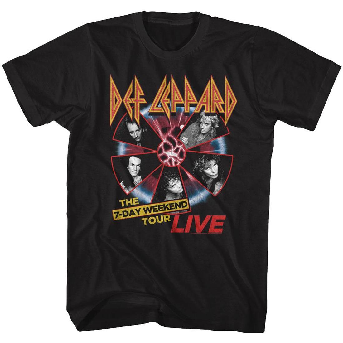 Def Leppard 7 Day Live Slim Fit T-Shirt