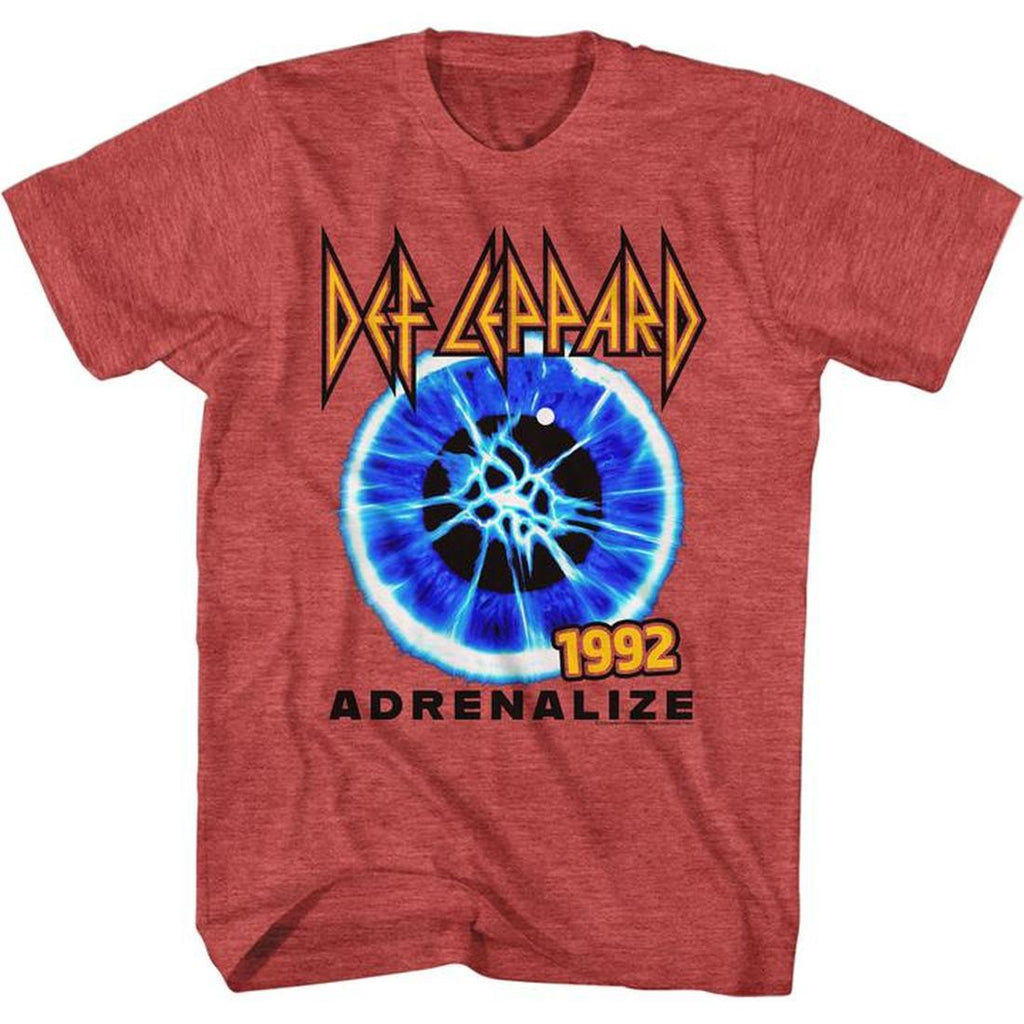 Def Leppard Adrenalize 92 Red Heather T-Shirt