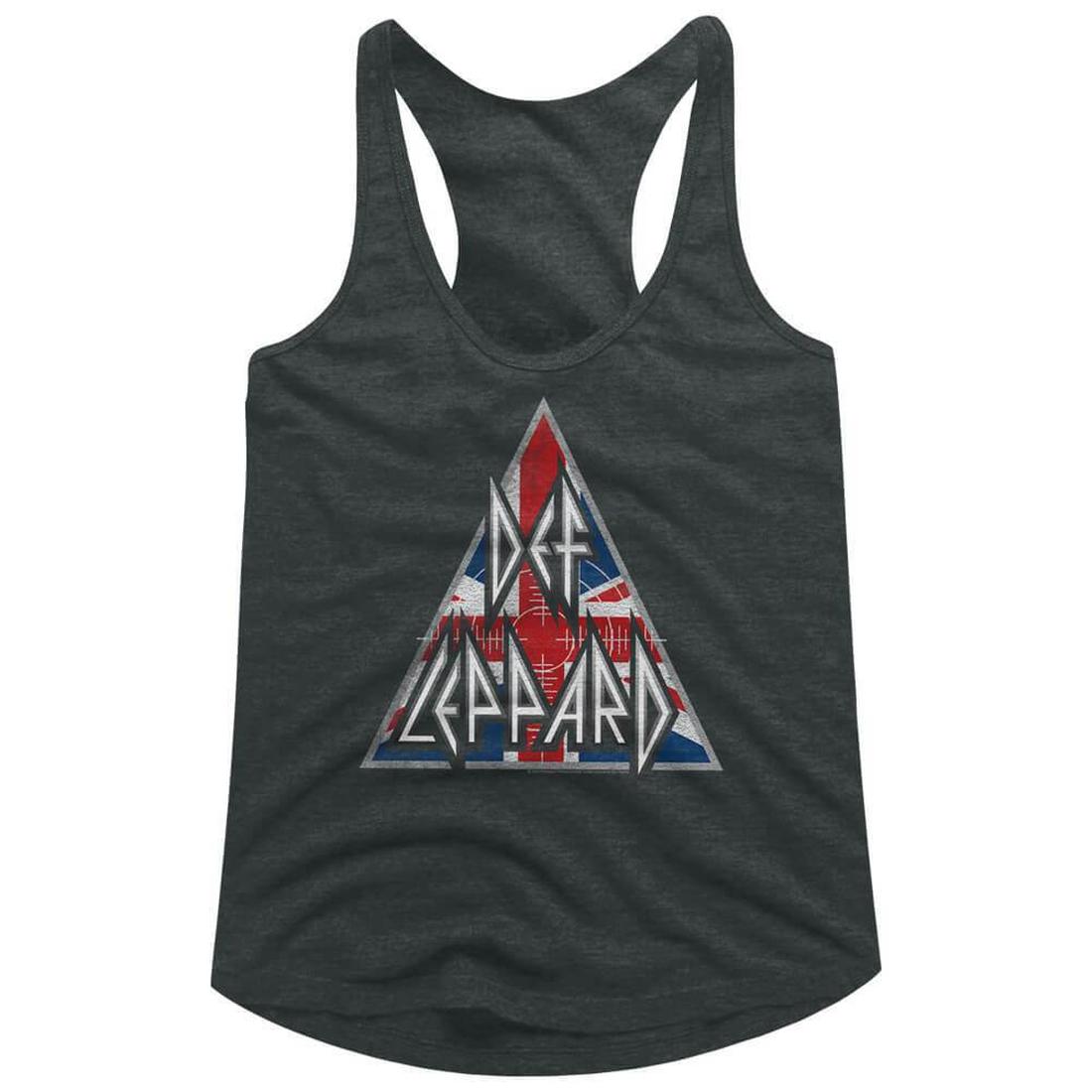 Def Leppard British Logo Juniors Racer Back Tank Top DEF513_316S, DEF513_316M, DEF513_316L, DEF513_316XL, DEF513_316XXL