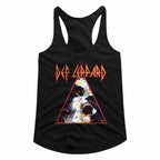 Def Leppard Hysteria Triangle Juniors Racer Back Tank Top DEF581-320S, DEF581-320M, DEF581-320L, DEF581-320XL, DEF581-320XXL