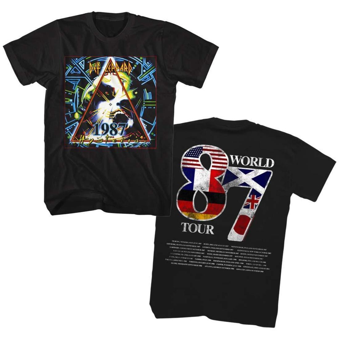 Def Leppard Hysteria World Tour T-Shirt