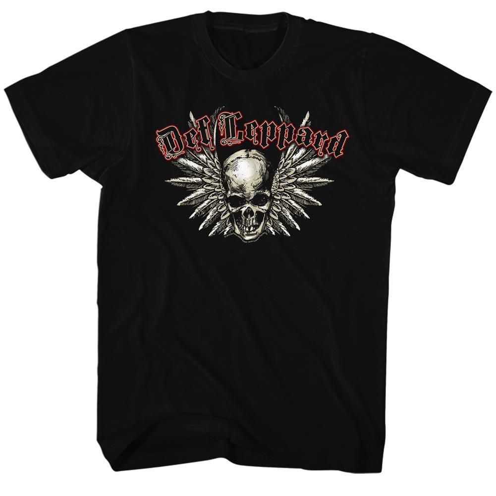 Shirt Def Leppard Skull Wings T-Shirt