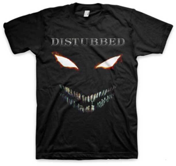  Disturbed Scary Face T-Shirt