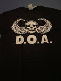 DOA Skull Wings Black T-Shirt