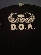 DOA Skull Wings Black T-Shirt
