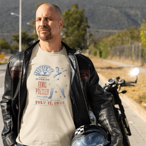 Elvis Presley Sun Records Memphis 1954 Concert T-Shirt