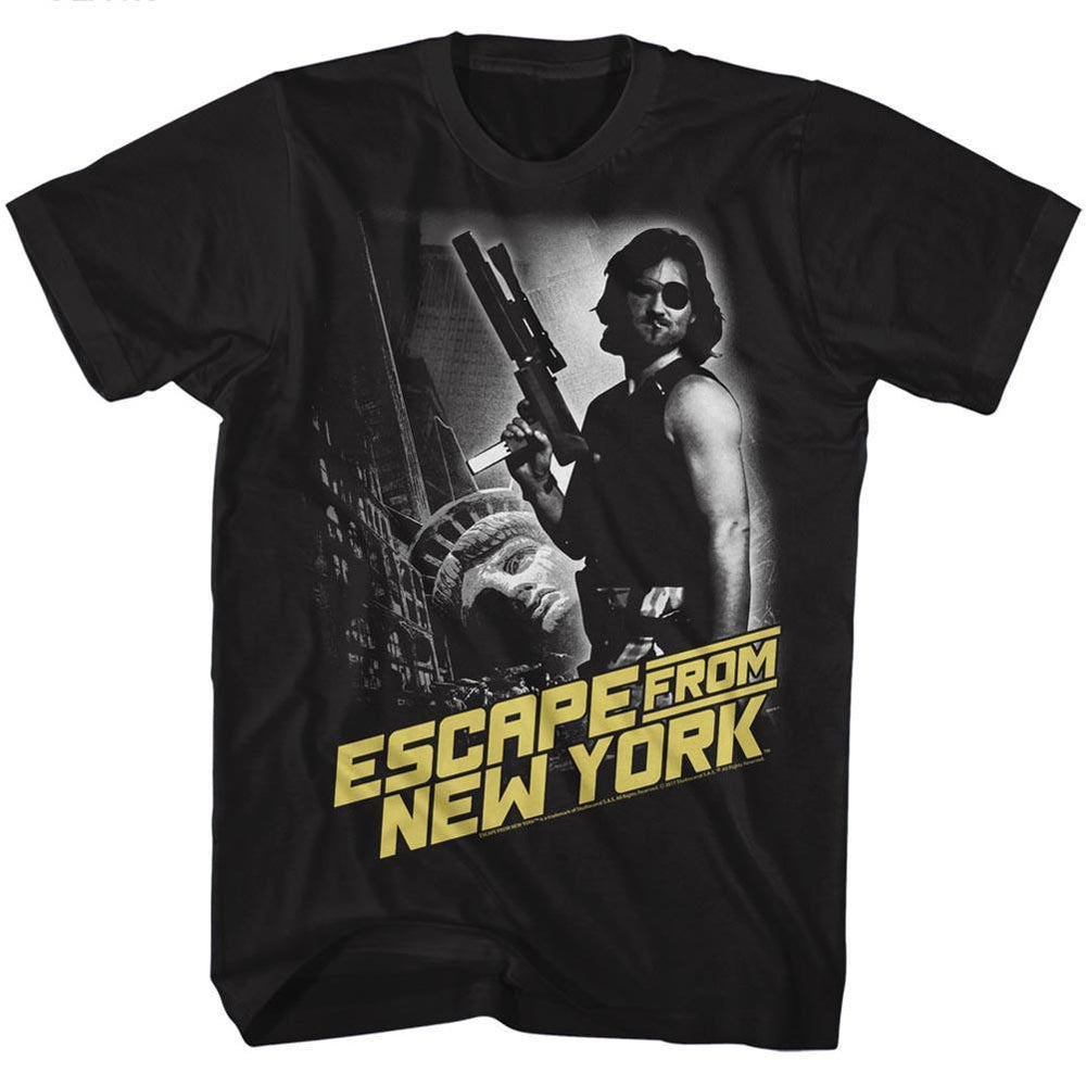 Shirt Escape From New York - Escape NY Black and White T-Shirt