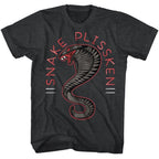 Escape From New York - Snake Plissken Cobra Black Heather T-Shirt