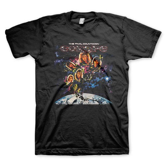 Europe The Final Countdown Official T-Shirt