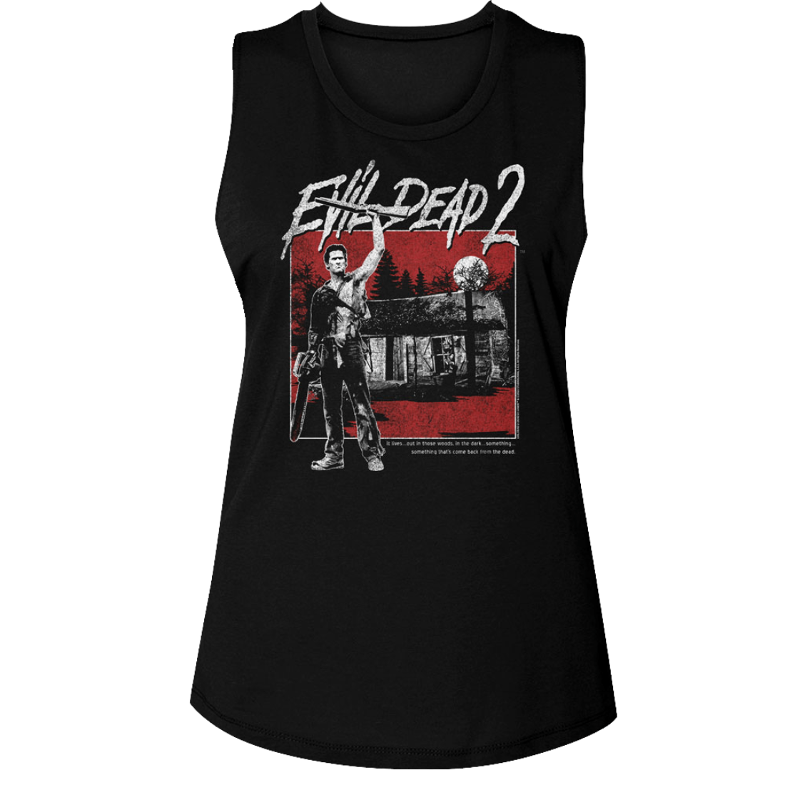 Evil Dead 2 - Cabin Square Women's Tank Top EVLD519-329S, EVLD519-329M, EVLD519-329L, EVLD519-329XL, EVLD519-329XXL