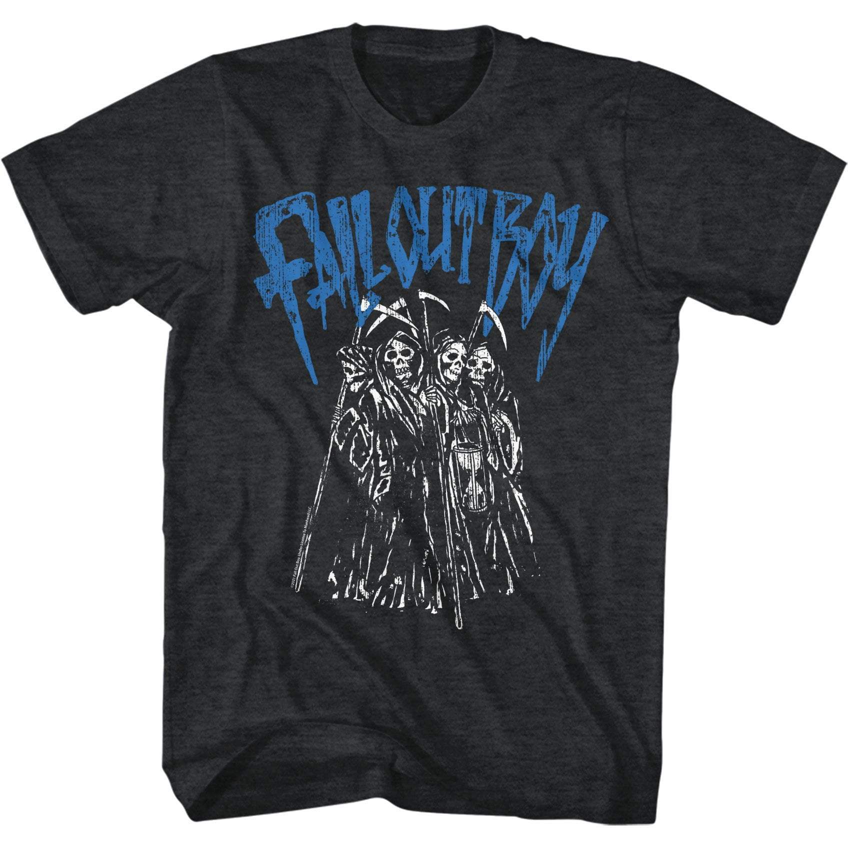 Fall Out Boy Grim Reapers Black Heather T-Shirt
