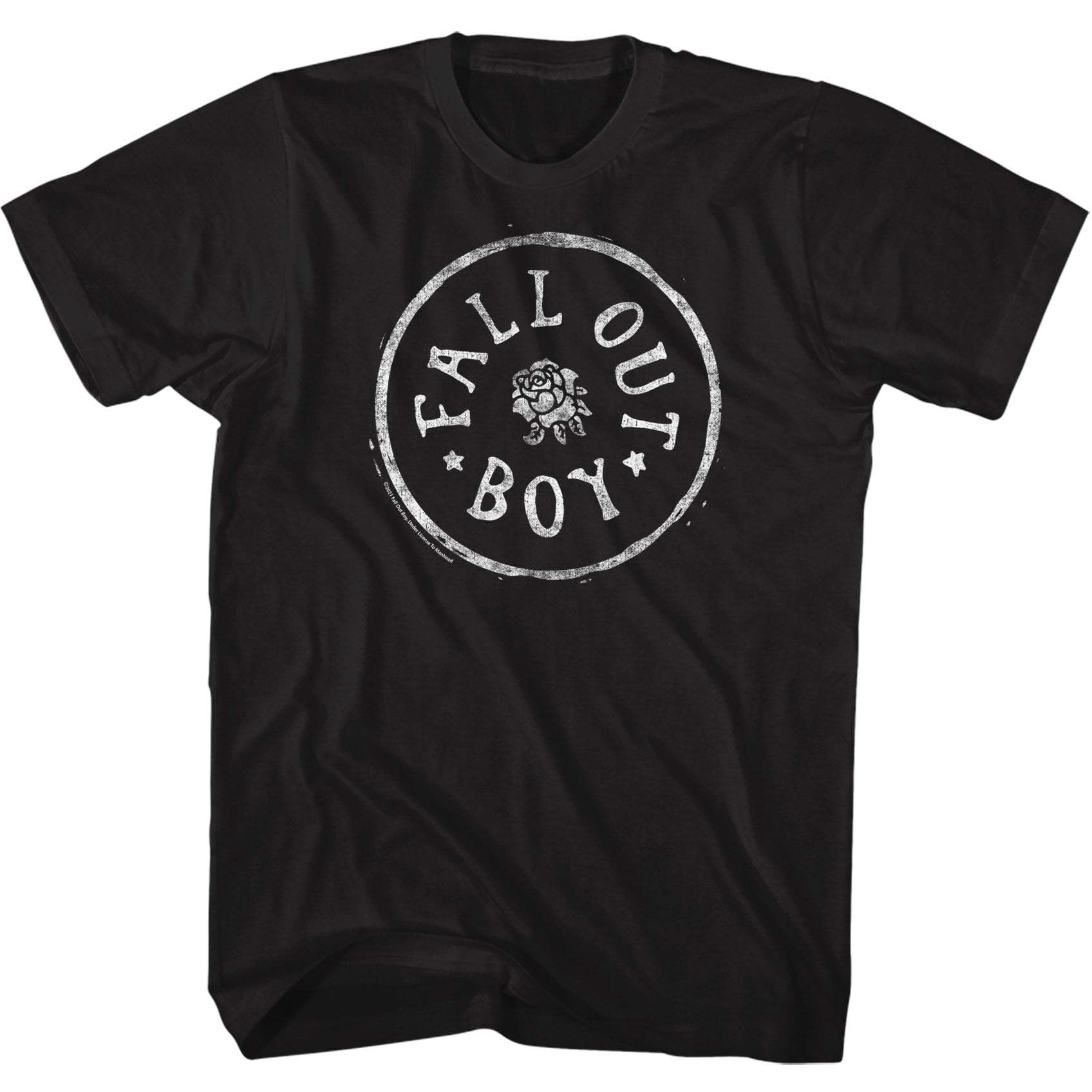 Fall Out Boy Rose Circle Slim Fit T-Shirt