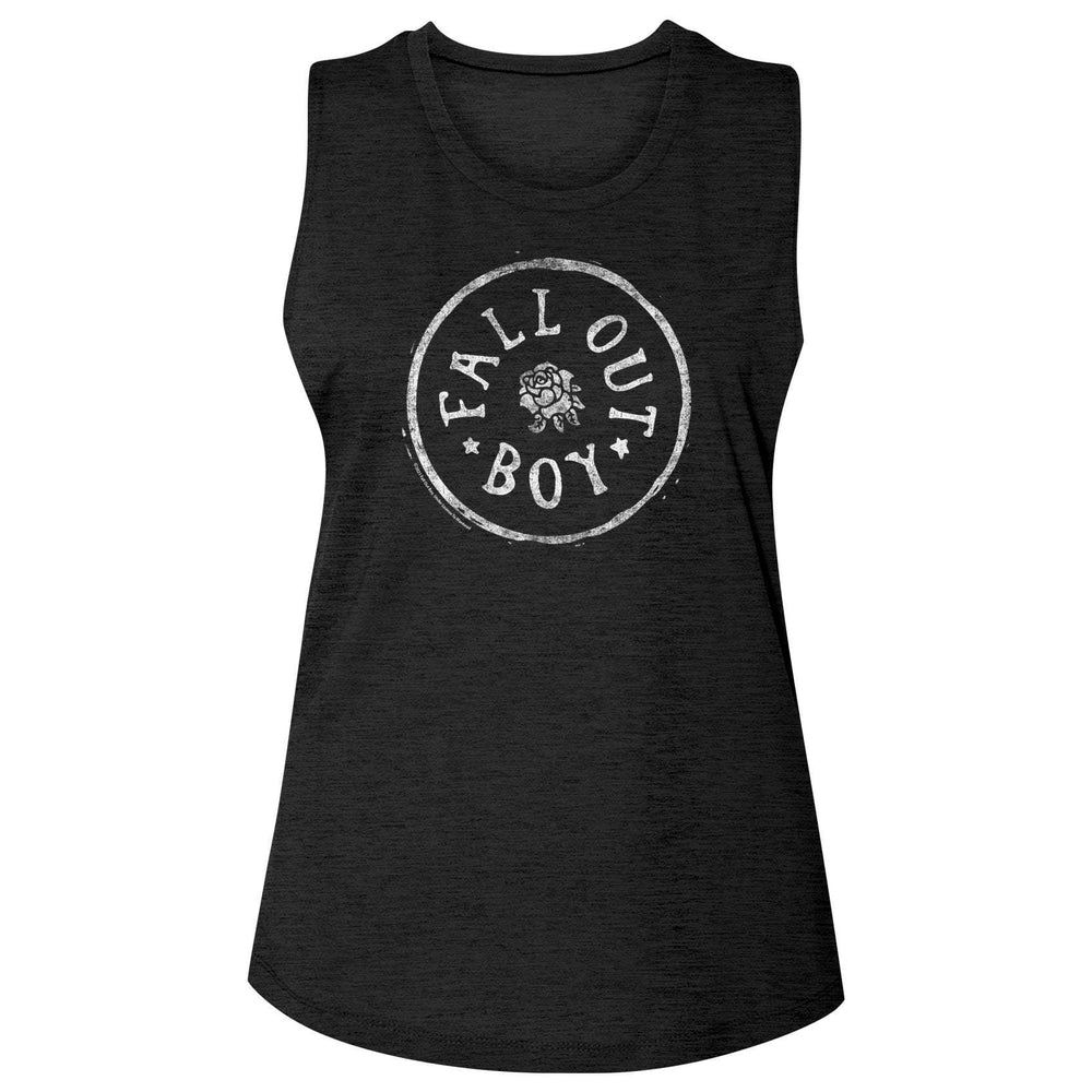 Women's Shirts Fall Out Boy Rose Circle Women's Tank Top