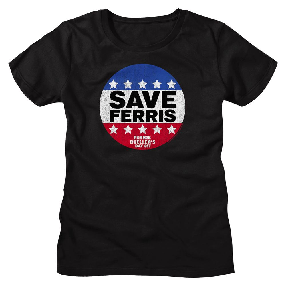 Shirt Ferris Bueller's Day Off - Save Ferris Badge Women's T-Shirt