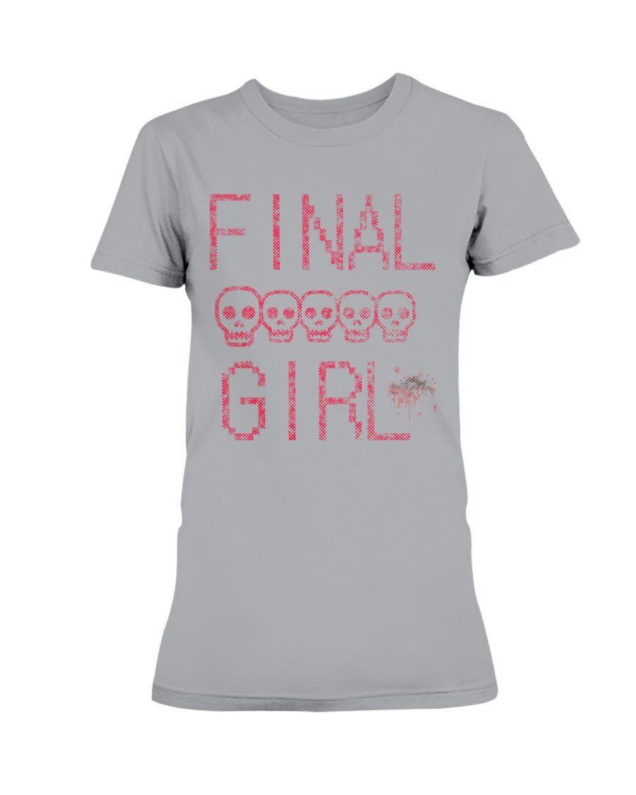 Sports Grey / XS Final Girl Horror Movie Women's T-Shirt FUEL-1BF6FC3