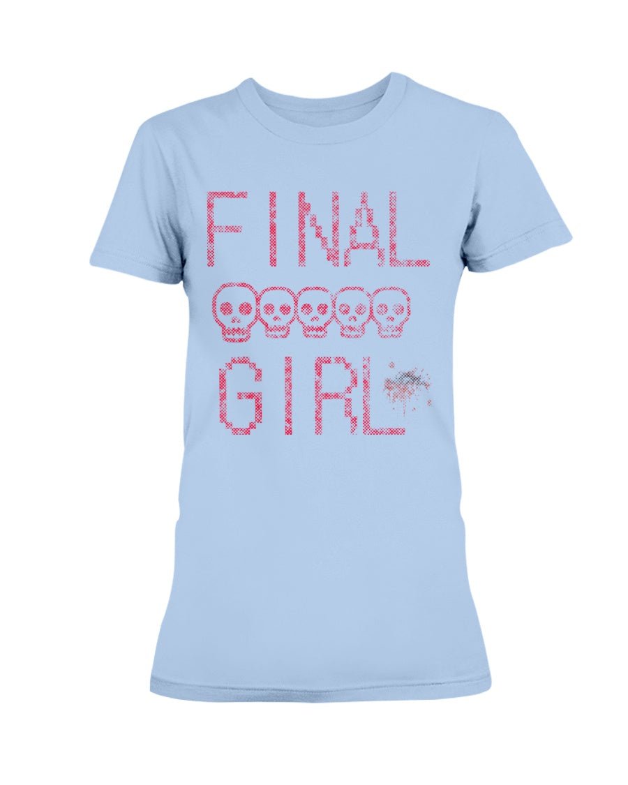Light Blue / XS Final Girl Horror Movie Women's T-Shirt FUEL-6849E12