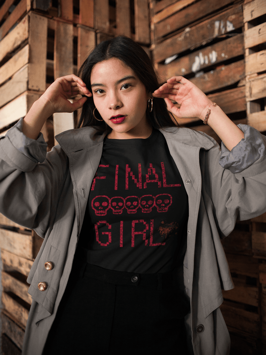 Final Girl Horror Movie Women's T-Shirt