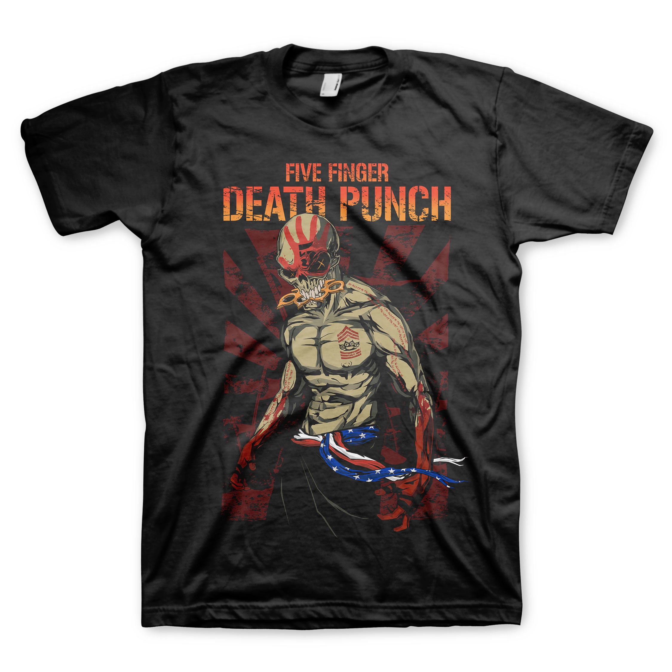 Five Finger Death Punch Patriotic Official T-Shirt