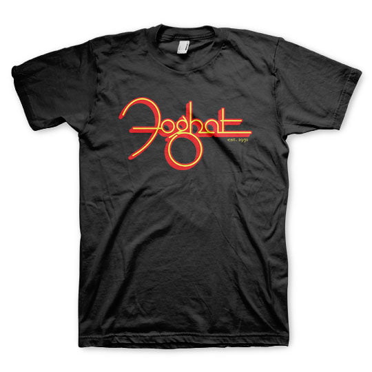 Shirt Foghat Neon Logo Official T-Shirt