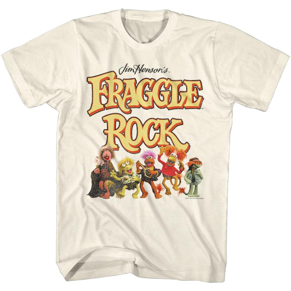 Shirt Fraggle Rock - Fraggies and Logo Slim Fit T-Shirt