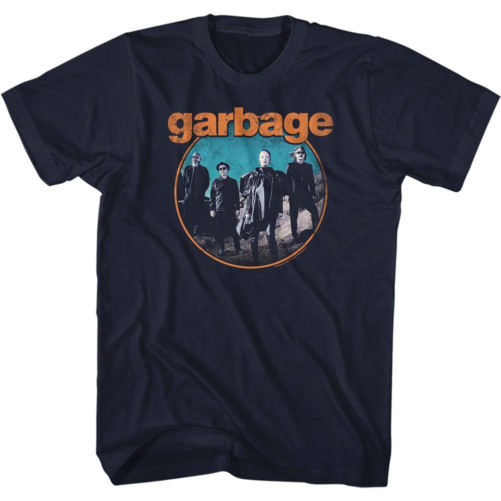 Garbage Circle Photo Slim Fit T-Shirt