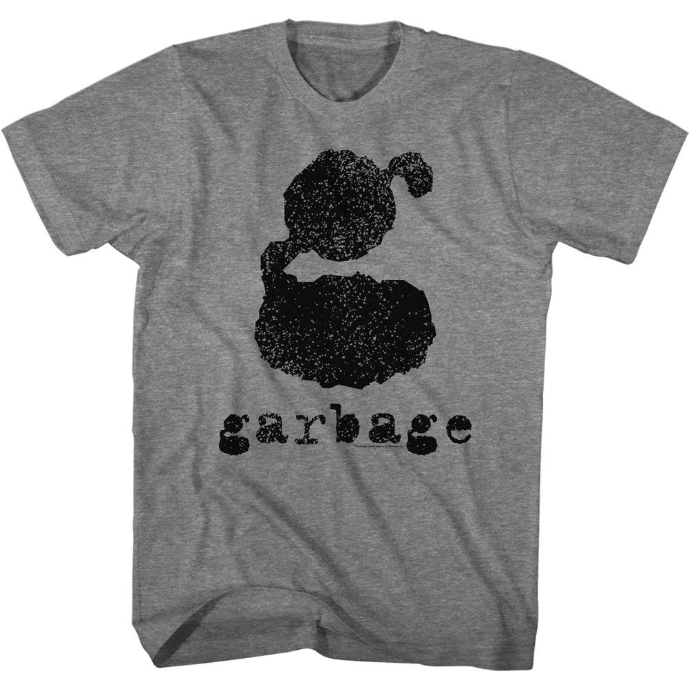 Garbage G Logo Grey Heather Slim Fit T-Shirt
