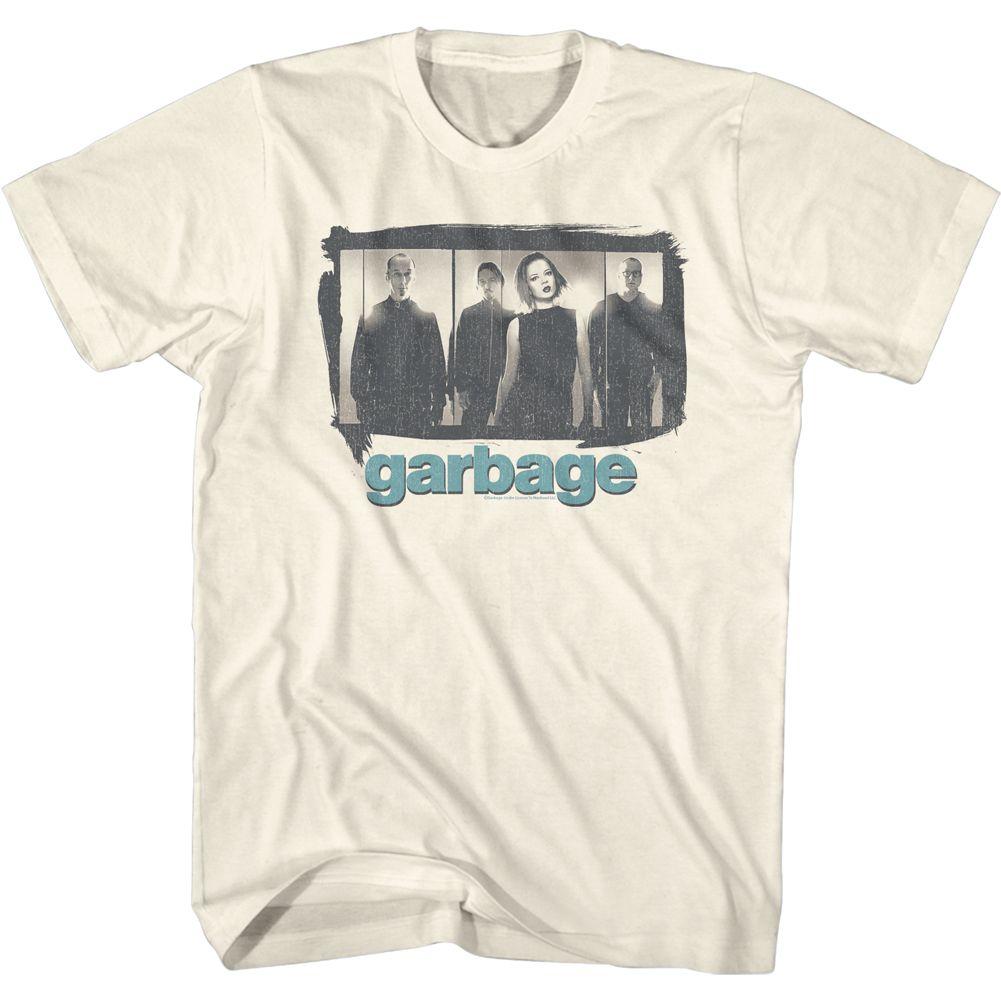 Garbage Panel Photo Slim Fit T-Shirt