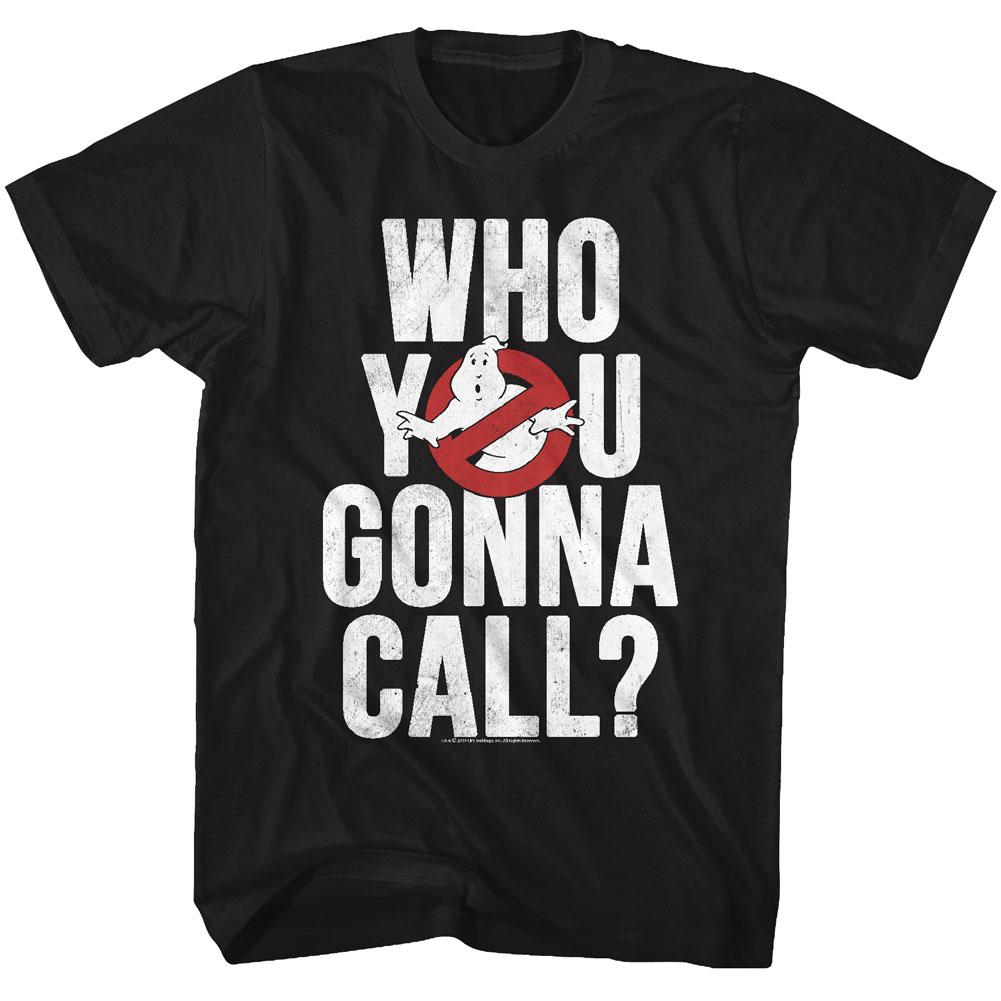 Shirt Ghostbusters Who You Gonna Call Slim Fit T-Shirt
