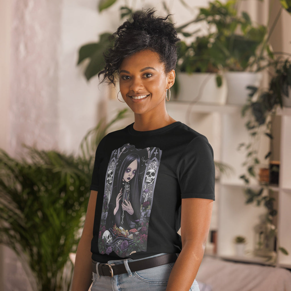 Gothic Nights in the Graveyard Short-Sleeve Unisex T-Shirt