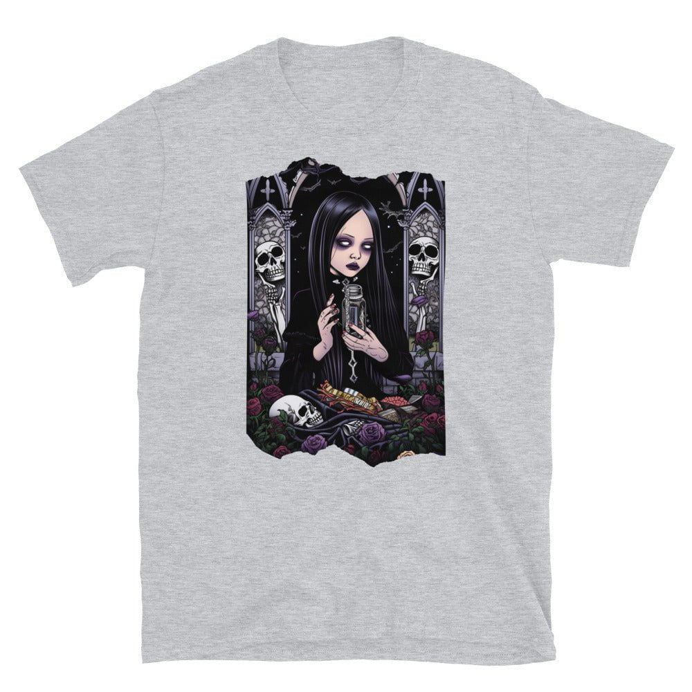 Sport Grey / S Gothic Nights in the Graveyard Short-Sleeve Unisex T-Shirt 6075563_503