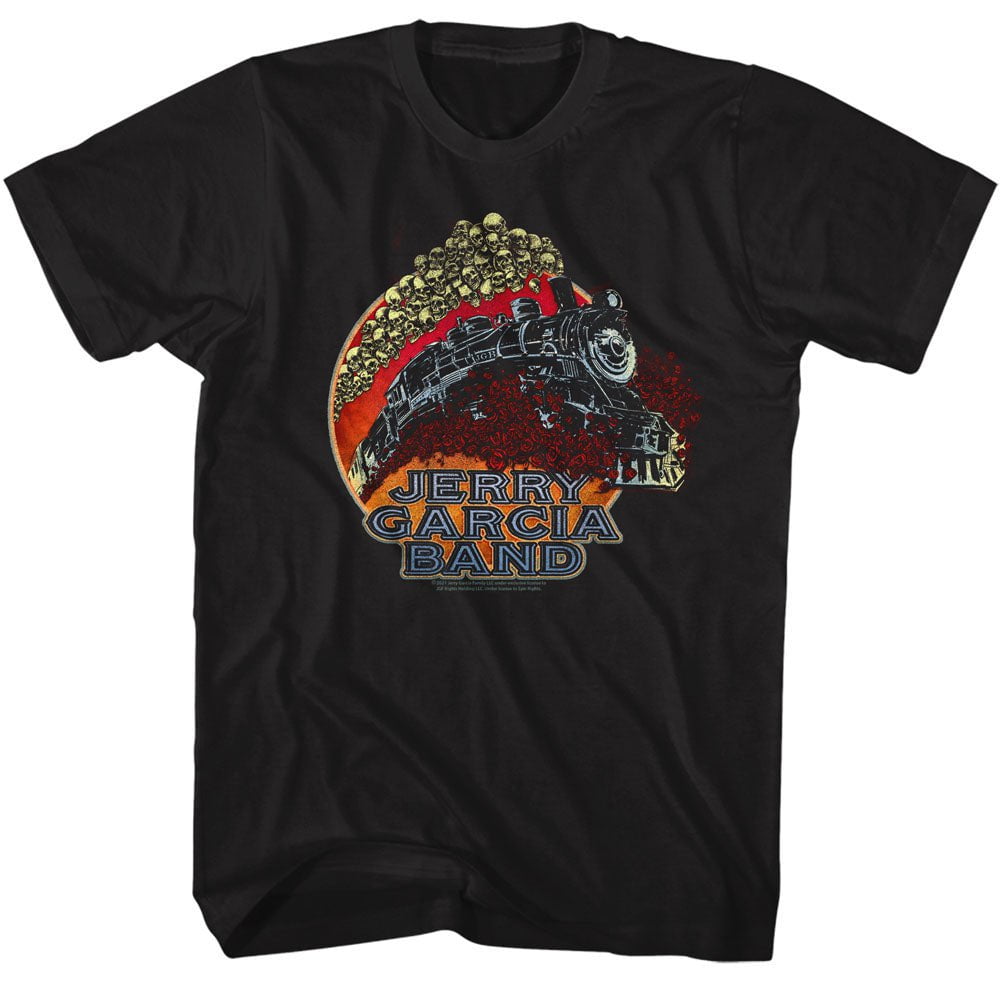 Shirt Grateful Dead Jerry Garcia Band Train and Skulls T-Shirt